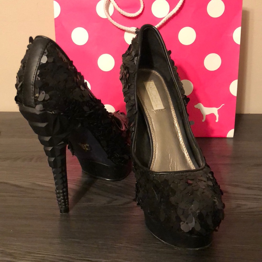 Rachel Roy platforms black